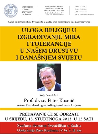 Predavanje prof. dr. sc. Petera Kuzmiča